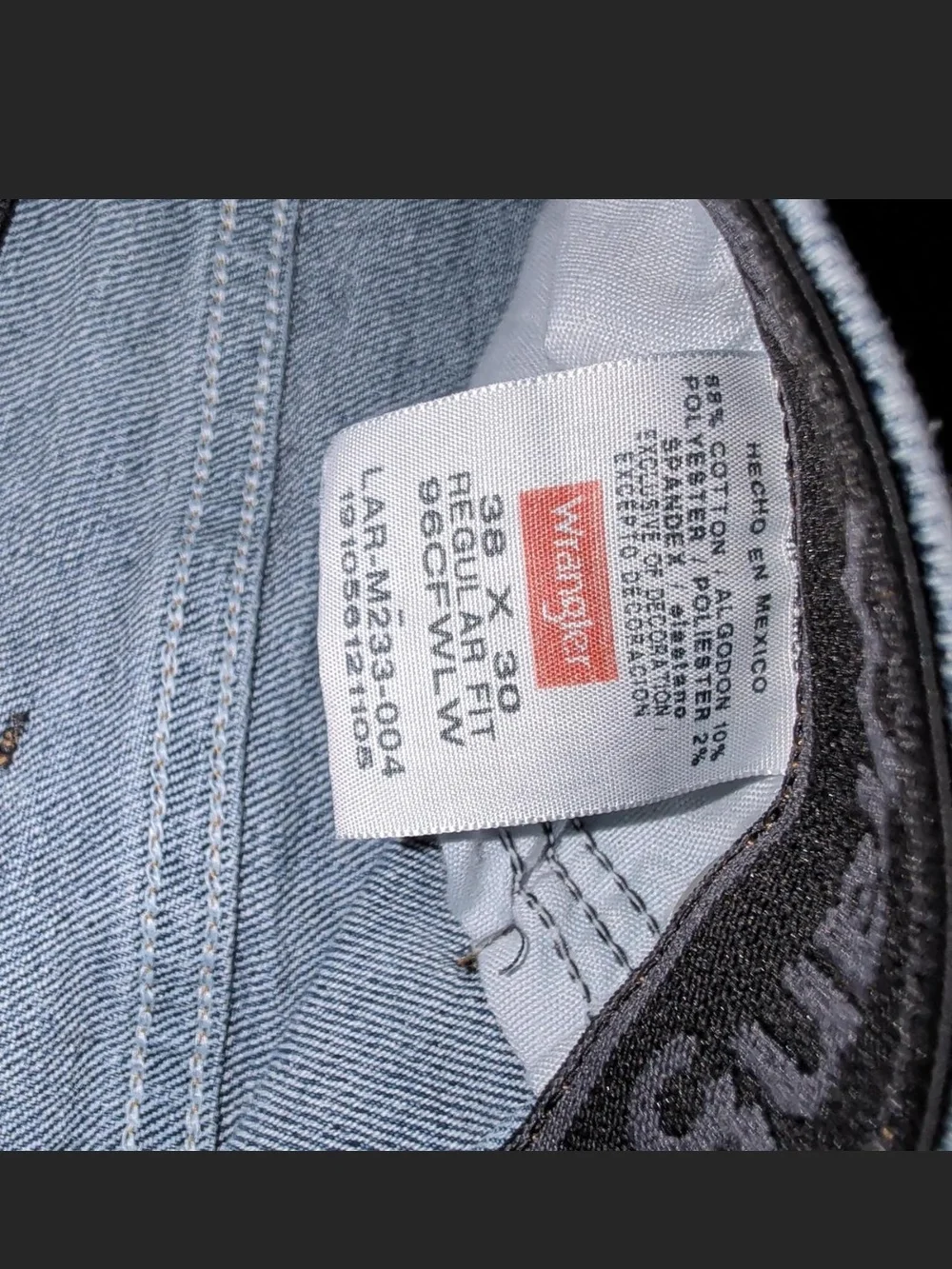 Wrangler Men's Straight Jeans Blue Denim